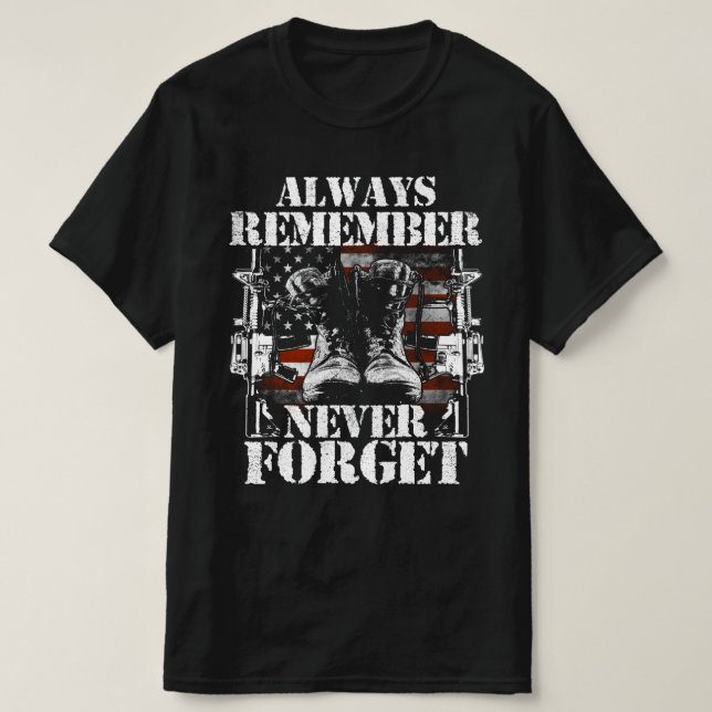 Camiseta día de los veteranos (Diseño del anverso)