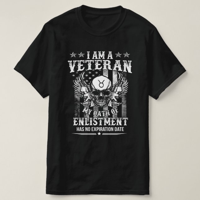 Camiseta día de los veteranos (Diseño del anverso)