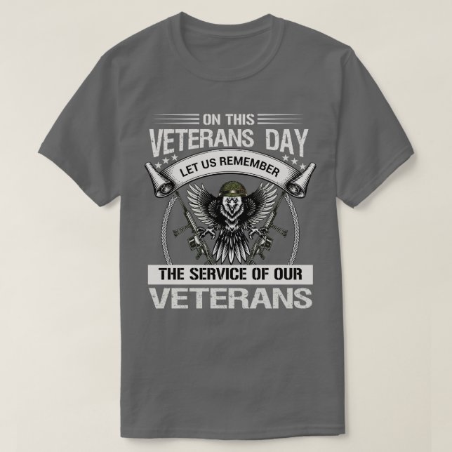 Camiseta Día de los Veteranos (Diseño del anverso)