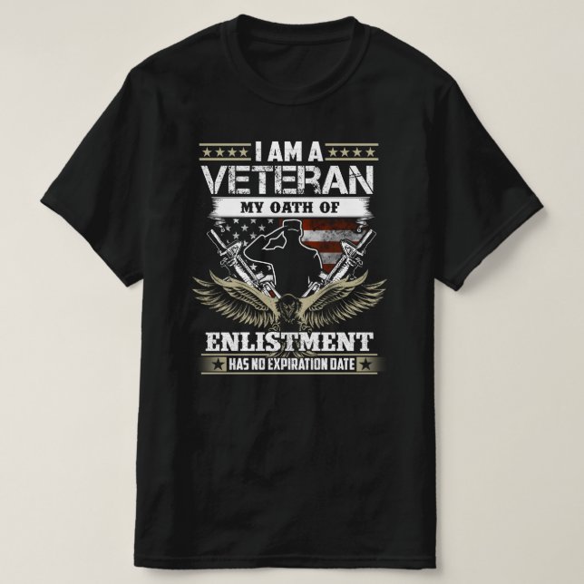 Camiseta día de los veteranos (Diseño del anverso)