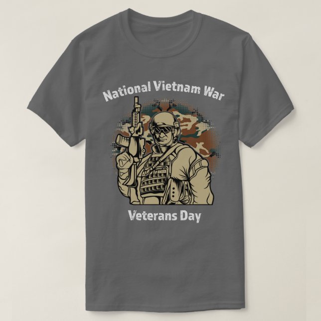 Camiseta Día de los Veteranos de Guerra en Vietnam (Diseño del anverso)