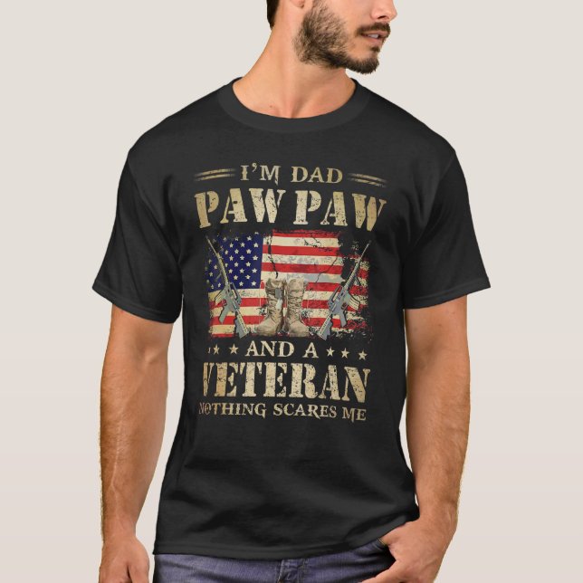 Camiseta Día de los Veteranos de la Bandera Estadounidense  (Anverso)