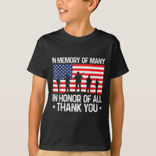Camiseta Día De Los Veteranos En Honor De Todo Veterano Día