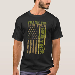 Camiseta Día de los Veteranos Gracias por tu Soldado de Ser