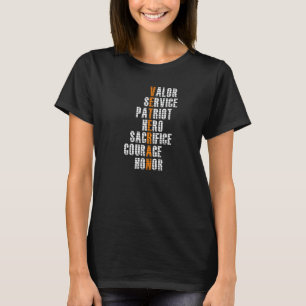 Camiseta Día de los Veteranos Honrando a Todos los que Sirv