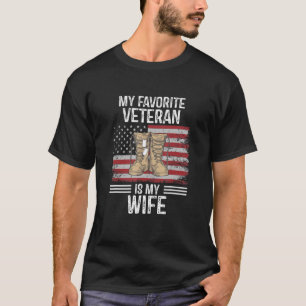 Camiseta Día de los Veteranos Mi Veterano Favorito Es Mi Es