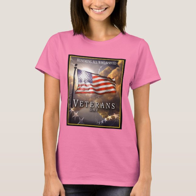 Camiseta Día de los Veteranos - Recordando a una perdida... (Anverso)