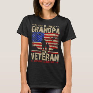 Camiseta Día de los Veteranos soy abuelo de papá y veterano