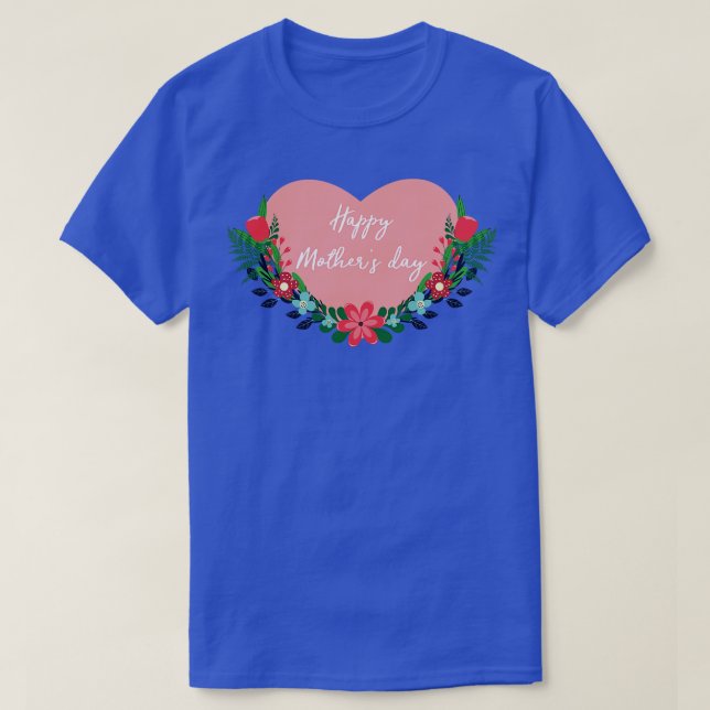 Camiseta Día de madres felices (Diseño del anverso)