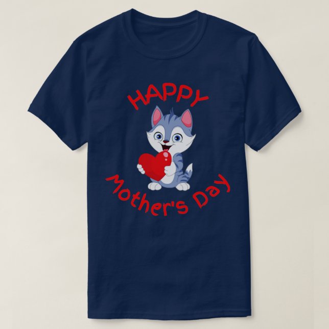 Camiseta Día de madres felices 2 (Diseño del anverso)