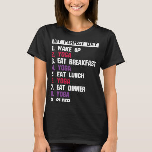 Camiseta Día de Meditación Yoga Zen Perfecto Namaste