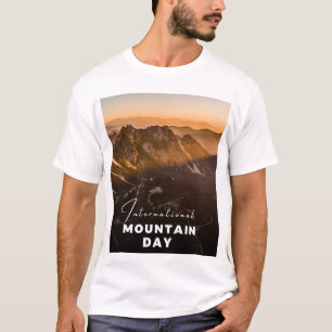 Camiseta día de Montaña agradable 
