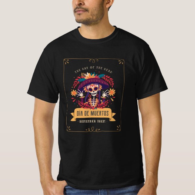 Camiseta Día de muertos (Anverso)