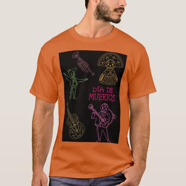 CAMISETA DÍA DE MUERTOS (Anverso)