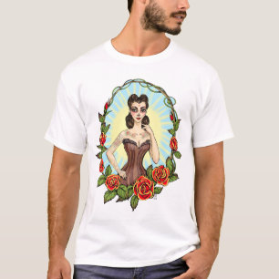 Camiseta Día de Muertos Day de la señora muerta del tatto