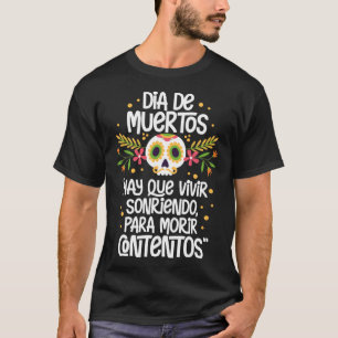 Camiseta Día de Muertos del Pullo de la Calavera Mexicana M