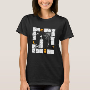 Camiseta Día de Muertos Dominó Dominós Truco o Trato Domino