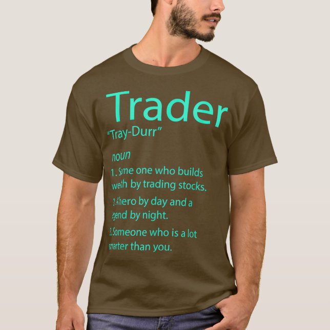 Camiseta Día de negociación - Bolsa - Mercado de valores - (Anverso)