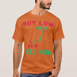 Camiseta Día de negociación Comprar baja venta alta de crip