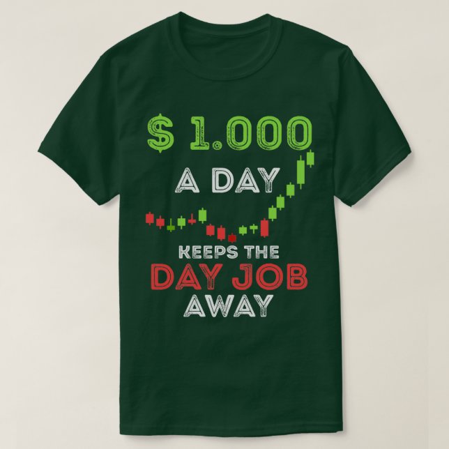 Camiseta Día de Negociación de Acciones Día de Negociación  (Diseño del anverso)