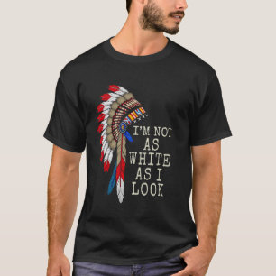Camiseta Día de orgullo del nativo indio americano No soy t
