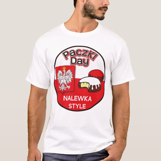 Camiseta Día de Paczki - estilo de Nalewka (Anverso)