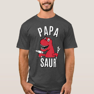 CAMISETA DÍA DE PADRES DEL DINOSAURIO DE LA SONRISA DE LA