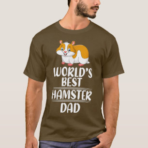 Camiseta Día de Papá Mejor Hámster en el Mundo de Mens Hams