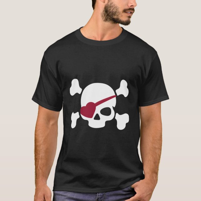 Camiseta Día de Parche de Ojo de Pirate He (Anverso)