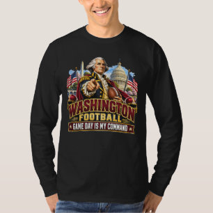 Camiseta Día de Partido de Fútbol de Washington es Mi Fan d