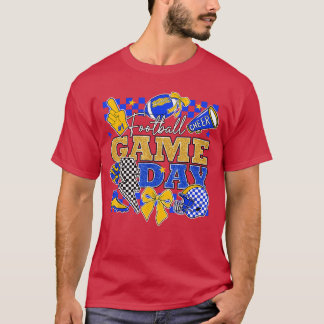 Camiseta Día de partido de fútbol touchdown equipo de porri