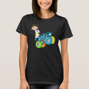 Camiseta Día de Pascua 2022 Monster Truck Bunny Eggs Boy Ch