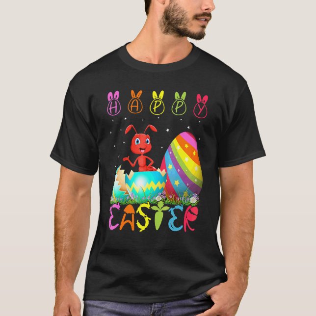 Camiseta Día de Pascua Ant Coincidencia Familia Traje Pascu (Anverso)