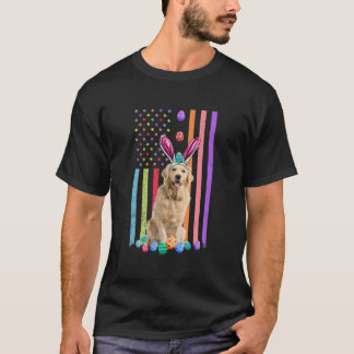 Camiseta Día de Pascua Bandera de Huevos Estadounidenses Pe