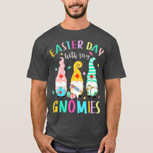 Camiseta Día de Pascua con mi Gnomies Enfermera Vida Stetho