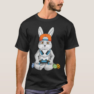 Camiseta Día de Pascua Conejo Huevo Gracioso Niños Chicas N