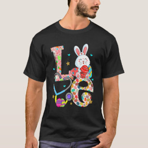 Camiseta Día de Pascua de Amor 2022 Cesta de Huevo Stethosc