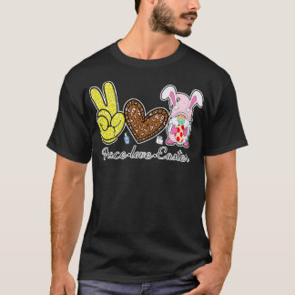 Camiseta Día de Pascua de Amor por la Paz para Hombres Muje