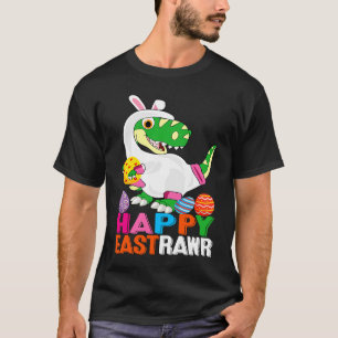 Camiseta Día de Pascua de Dinosaurio Celoso de los huevos d