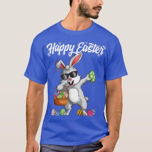 Camiseta Día de Pascua en Conejo Dorado Huevos niños Chicas
