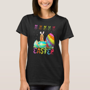 Camiseta Día de Pascua Golden Retriever Perro Combinación L