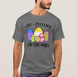 Camiseta Día de Pascua Huevo Celent Nurs Pediátrica Conejo 