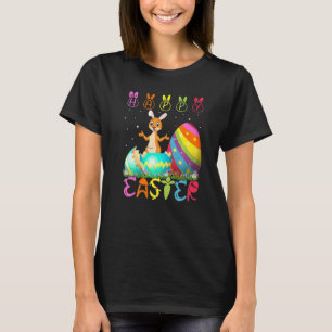 Camiseta Día de Pascua Kangaroo Familia Corte Easter Co