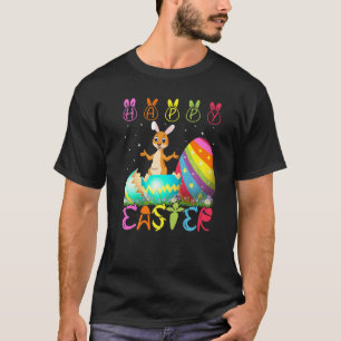 Camiseta Día de Pascua Kangaroo Familia Corte Easter Co