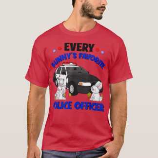 Camiseta Día de Pascua: Oficiales de policía favoritos de t