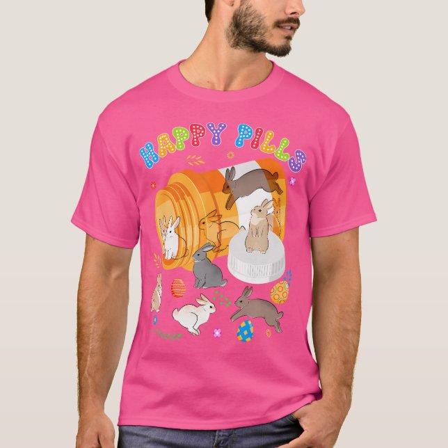 Camiseta Día de Pascua Pharm Tech Pharmacy Egg Hunt Feliz D (Anverso)