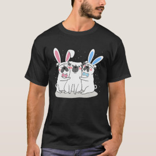 Camiseta Día de Pascua Pica de Orejas de Conejo