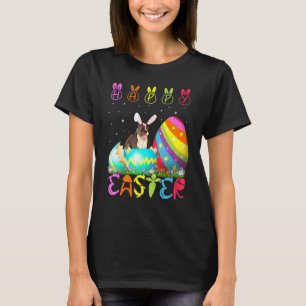 Camiseta Día de Pascua Pitbull Perro A juego Familia Mono P