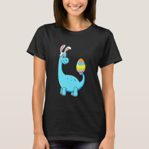 Camiseta Día De Pascua Rex Dino Rabbit Oídos Con Huevos Chi