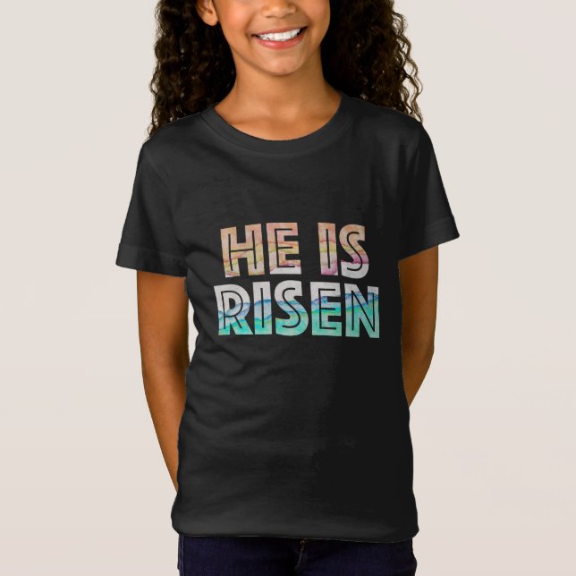 Camiseta Día de Pascua - Se levanta (Anverso)